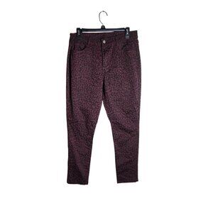 Arizona Jean Co. Womens Leopard Print Pants Size 11